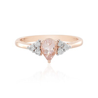 Anello in oro con Morganite
