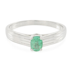Anello in argento con Smeraldo Zambia