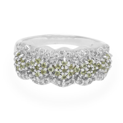 Anello in argento con Peridoto