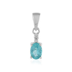 Ciondolo in argento con Apatite Blu