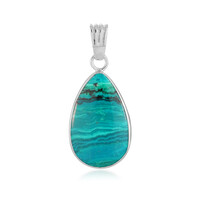 Ciondolo in argento con Opale Atacama Blu