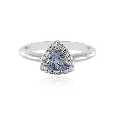 Anello in argento con Tanzanite (non riscaldata)