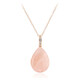 Collana in argento con Quarzo Rosa
