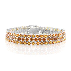 Bracciale in argento con Citrino Madeira
