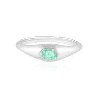 Anello in argento con Smeraldo Colombiano