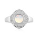Anello in argento con Opale di Welo (MONOSONO COLLECTION)