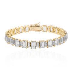 Bracciale in argento con Topazio Bianco