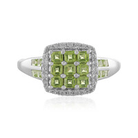 Anello in argento con Peridoto Arizona
