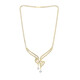 Collana in argento con Topazio Bianco