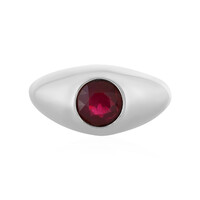 Anello in argento con Rubino del Madagascar