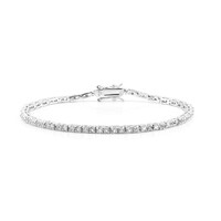Bracciale in argento con Topazio Bianco