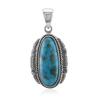 Ciondolo in argento con Turchese Kingman Mohave Blu (Art of Nature)