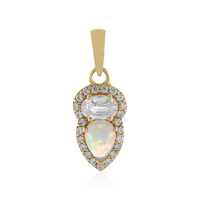 Ciondolo in oro con Opale di Welo (Adela Gold)
