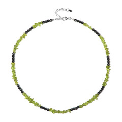 Collana in argento con Ematite Nera (Riya)
