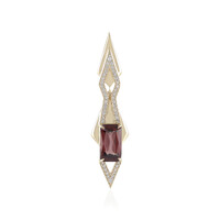 Ciondolo in oro con Zircone Mogano (de Melo)