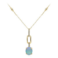 Collana in oro con Opale di Welo AAA (CIRARI)