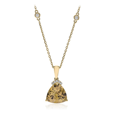 Collana in oro con Tormalina Neon del Congo (CIRARI)