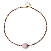 Collana in argento con Morganite