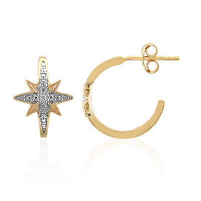 Orecchini in argento con Diamante I3 (I)