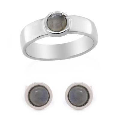 Parure in argento con Labradorite