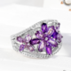 Anello in argento con Ametista