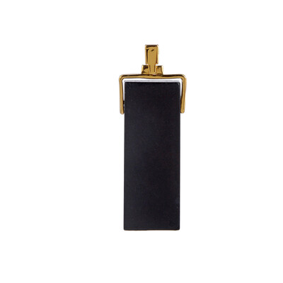 Ciondolo in argento con Shungite