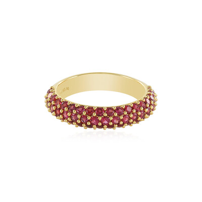 Anello in argento con Spinello Rosso
