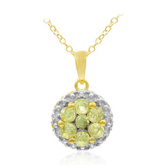 Collana in argento con Peridoto