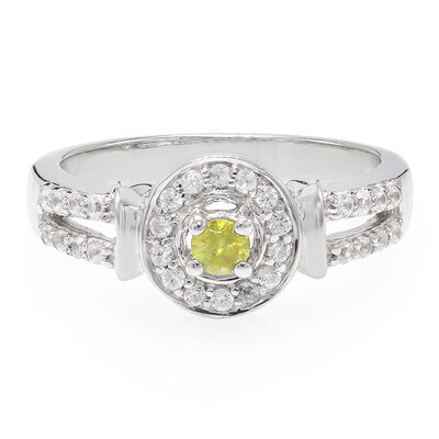 Anello in argento con Sfene