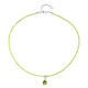Collana in argento con Peridoto
