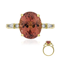 Anello in oro con Tormalina Neon del Congo (CIRARI)
