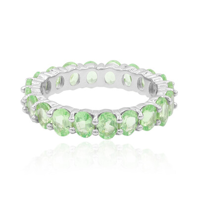 Anello in argento con Tsavorite