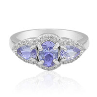 Anello in argento con Tanzanite