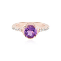 Anello in argento con Ametista Siberiana