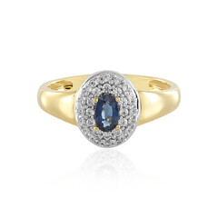 Anello in argento con Zaffiro Blu