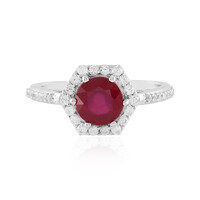 Anello in argento con Rubino Bemainty