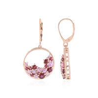 Orecchini in oro con Rodolite (KM by Juwelo)