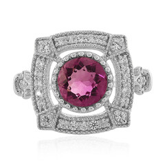 Anello in argento con Fluorite Rosa del Messico