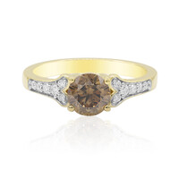 Anello in oro con Diamante Cognac d'Argyle SI1 (Mark Tremonti)