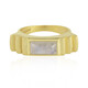 Anello placcato in oro con Pietra di Luna Arcobaleno (MONOSONO COLLECTION)