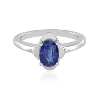 Anello in argento con Cianite del Nepal
