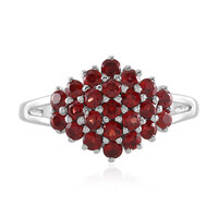 Anello in argento con Rubino Tanzania (Adela Silber)