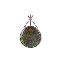 Ciondolo in argento con Ammolite