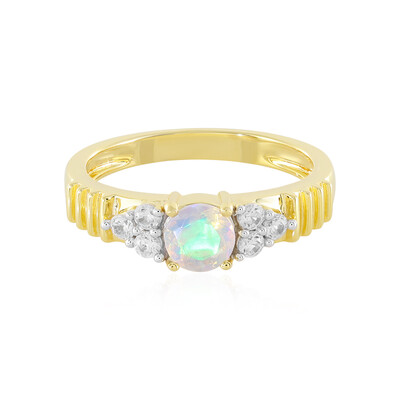 Anello in argento con Opale di Welo