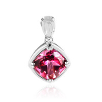 Ciondolo in argento con Topazio Rosa