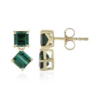 Orecchini in oro con Tormalina Verde di Benedito (Adela Gold)