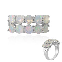 Anello in argento con Opale di Welo