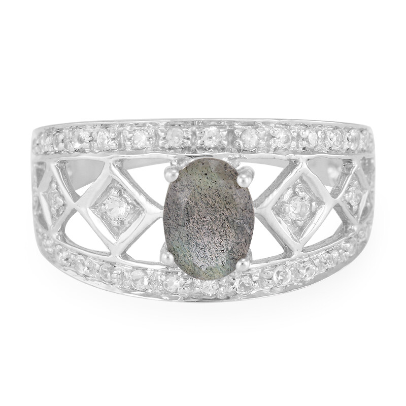 Anello in argento sterling con nodo elegante