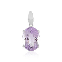 Ciondolo in argento con Ametista Rose de France