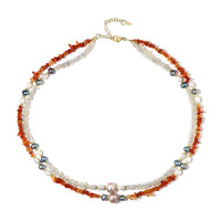Collana in argento con Perla d'Acqua Dolce Pesca (Riya)
